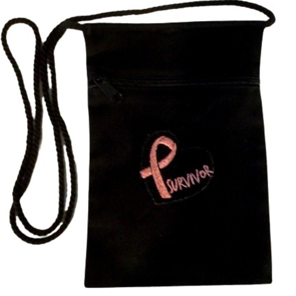 (FREE SHIPPING) CANCER SURVIOR CROSS BODY BAG Pouch